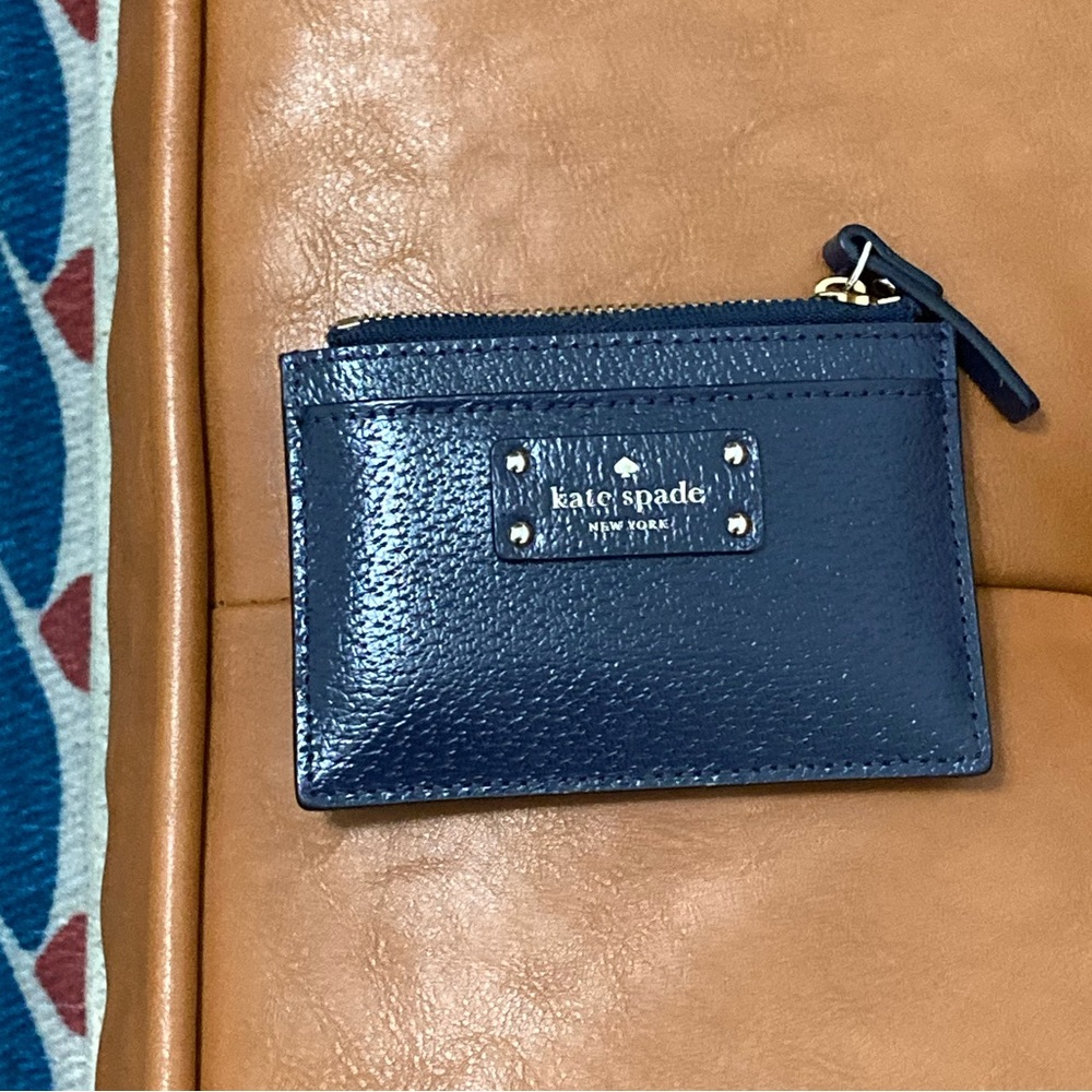 kate space leather wallet